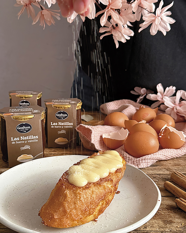 TORRIJAS CON NATILLAS CARAMELIZADAS